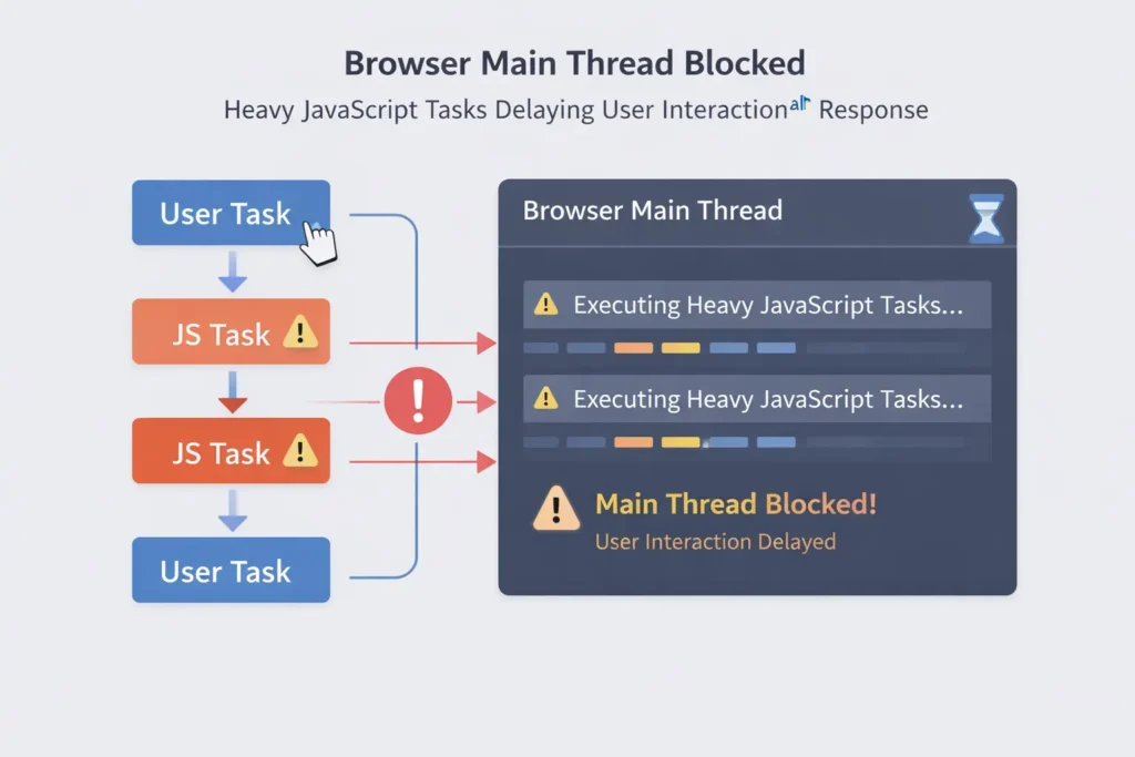 javascript long tasks blocking browser main thread.webp javascript long tasks blocking browser main thread