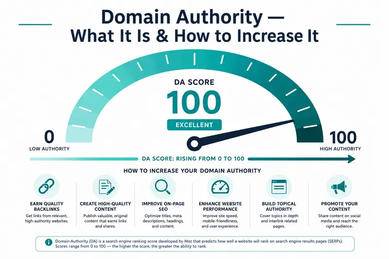 What is Domain Authority & How to Increase It in 2026​